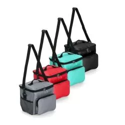 Bolsa Térmica com Bolso Frontal e Bolsos Laterais