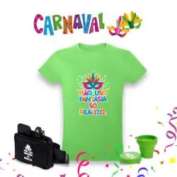 Kit Carnaval e Copa Brasil 3 Peças Personalizado 